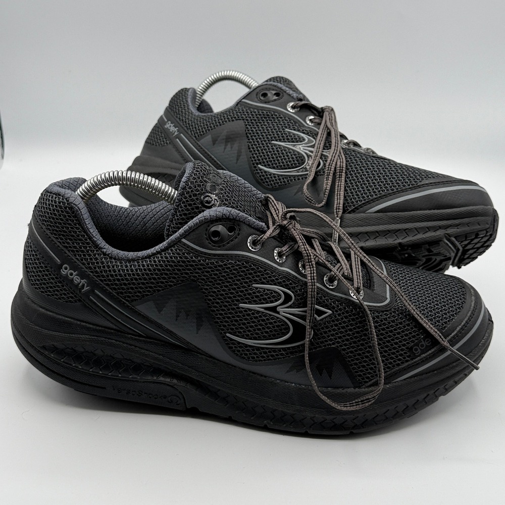 Gravity Defyer Ion Walking Shoes Mens 10.5 Black VersoShock TB9024MBL-M Comfort
